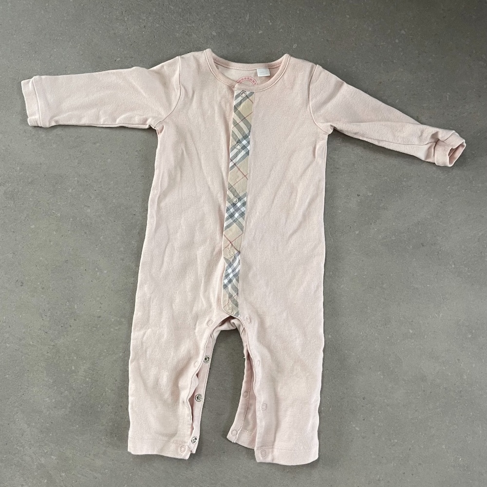 Burberry Layette Pajamas - Size 6 Months